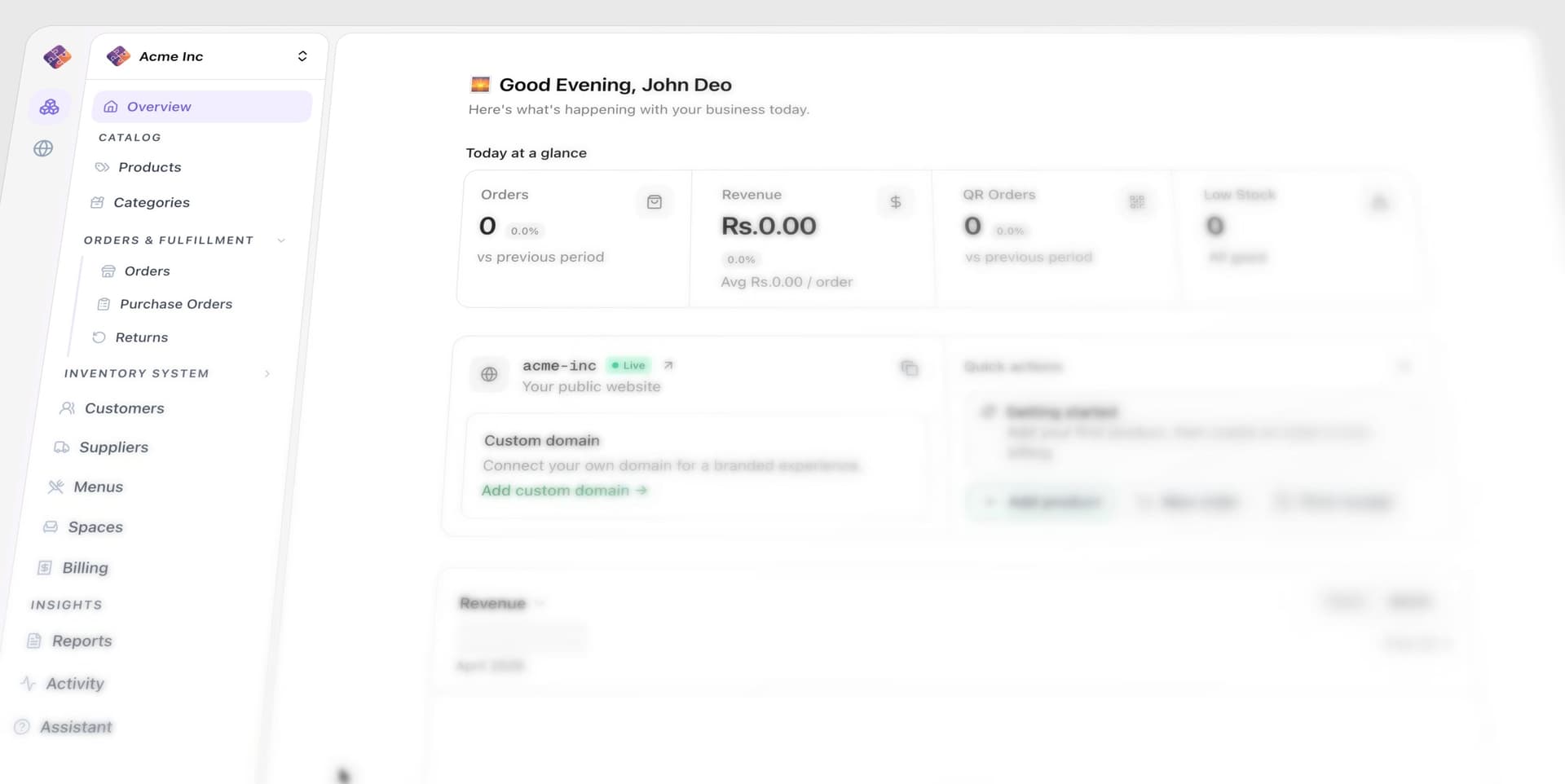 Ecommerce screenshot
